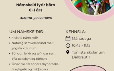 Nýtt krílanámskeið að fara af stað hjá okkur!